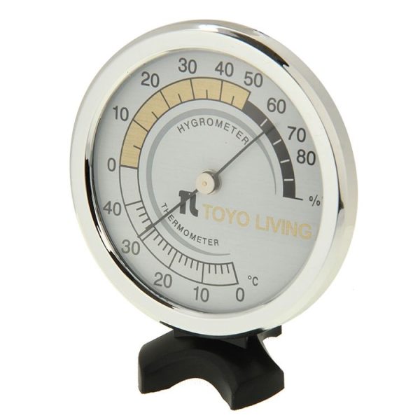 Indoor Thermometer and Hygrometer (TH123) (Silver) - Image 5