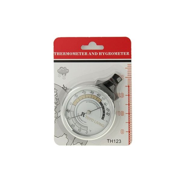 Indoor Thermometer and Hygrometer (TH123) (Silver) - Image 7