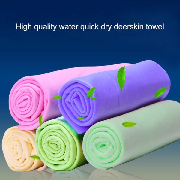 KANEED Synthetic Chamois Drying Towel Super Absorbent PVA Shammy Cloth for Fast Drying of Car, Size: 43 x 32 x 0.2cm (Yellow) - Image 10