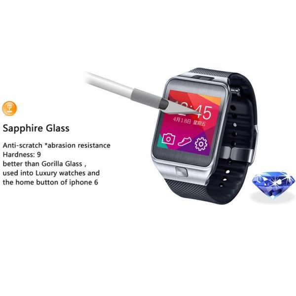 NO.1 G2, 1.54 inch Waterproof TFT Screen Smartwatch with Plastic Brand for Smartphone, Bluetooth 4.0 / 2.0MP Camera / Heart Rate Sensor / Pedometer / Remote-control (Silver) - Image 11