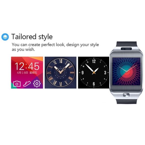 NO.1 G2, 1.54 inch Waterproof TFT Screen Smartwatch with Plastic Brand for Smartphone, Bluetooth 4.0 / 2.0MP Camera / Heart Rate Sensor / Pedometer / Remote-control (Silver) - Image 12