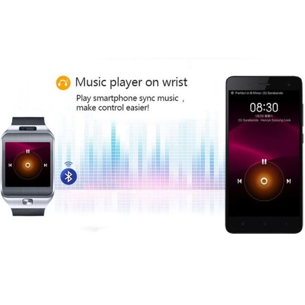 NO.1 G2, 1.54 inch Waterproof TFT Screen Smartwatch with Plastic Brand for Smartphone, Bluetooth 4.0 / 2.0MP Camera / Heart Rate Sensor / Pedometer / Remote-control (Silver) - Image 13