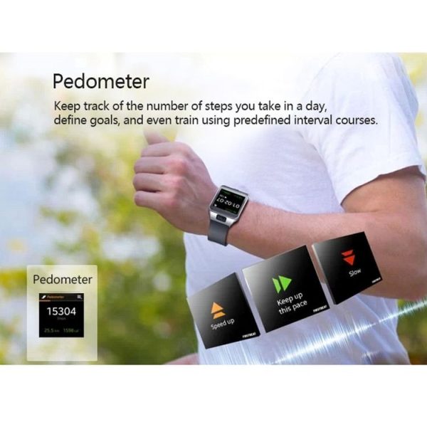 NO.1 G2, 1.54 inch Waterproof TFT Screen Smartwatch with Plastic Brand for Smartphone, Bluetooth 4.0 / 2.0MP Camera / Heart Rate Sensor / Pedometer / Remote-control (Silver) - Image 16