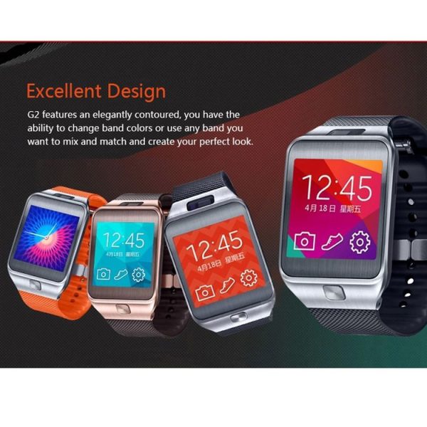 NO.1 G2, 1.54 inch Waterproof TFT Screen Smartwatch with Plastic Brand for Smartphone, Bluetooth 4.0 / 2.0MP Camera / Heart Rate Sensor / Pedometer / Remote-control (Silver) - Image 17