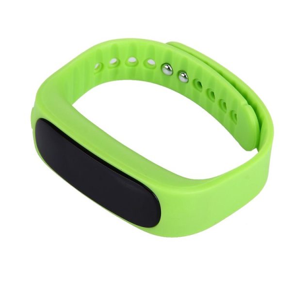 E02 Bluetooth 4.0 Smart Sports Bracelet, Support Camera Remote / Video Remote / Sport Tracking / Sleep Tracking / Watch Function (Green) - Image 4