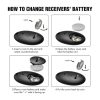 Smart Remote Wireless Key Finder with LED Flashlight, 1 RF Transmitter and 4 Receivers - Image 5