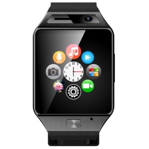 GV08S Smart Watch 1.54 inch TFT IPS LCD Display Bluetooth 3.0 Watch Phone, Support 2.0MP Camera / Pedometer / Sedentary Reminder / Sleep Tracking / Watch Function / Anti-lost Function / Camera Remote / Alarm Clock (Black)