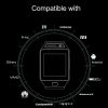 GV08S Smart Watch 1.54 inch TFT IPS LCD Display Bluetooth 3.0 Watch Phone, Support 2.0MP Camera / Pedometer / Sedentary Reminder / Sleep Tracking / Watch Function / Anti-lost Function / Camera Remote / Alarm Clock (Black) - Image 12