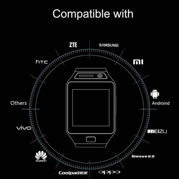 GV08S Smart Watch 1.54 inch TFT IPS LCD Display Bluetooth 3.0 Watch Phone, Support 2.0MP Camera / Pedometer / Sedentary Reminder / Sleep Tracking / Watch Function / Anti-lost Function / Camera Remote / Alarm Clock (Black) - Image 12