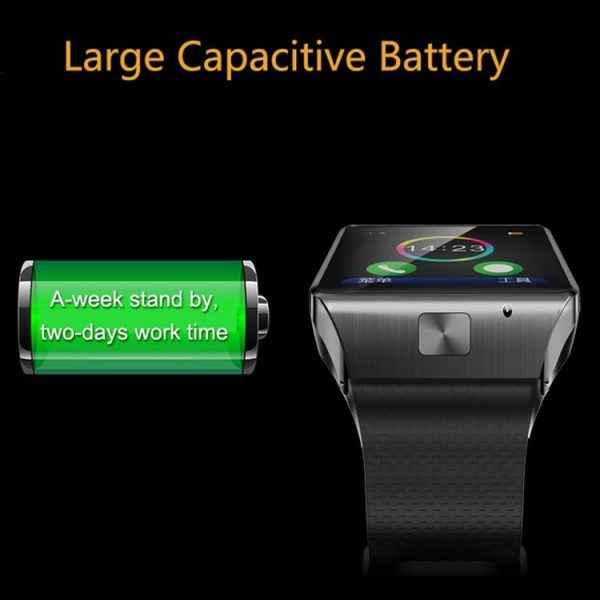 GV08S Smart Watch 1.54 inch TFT IPS LCD Display Bluetooth 3.0 Watch Phone, Support 2.0MP Camera / Pedometer / Sedentary Reminder / Sleep Tracking / Watch Function / Anti-lost Function / Camera Remote / Alarm Clock (Black) - Image 14