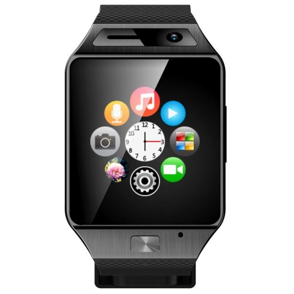 GV08S Smart Watch 1.54 inch TFT IPS LCD Display Bluetooth 3.0 Watch Phone, Support 2.0MP Camera / Pedometer / Sedentary Reminder / Sleep Tracking / Watch Function / Anti-lost Function / Camera Remote / Alarm Clock (Black) - Image 2