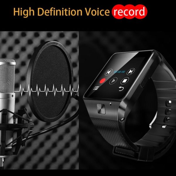 GV08S Smart Watch 1.54 inch TFT IPS LCD Display Bluetooth 3.0 Watch Phone, Support 2.0MP Camera / Pedometer / Sedentary Reminder / Sleep Tracking / Watch Function / Anti-lost Function / Camera Remote / Alarm Clock (Black) - Image 6