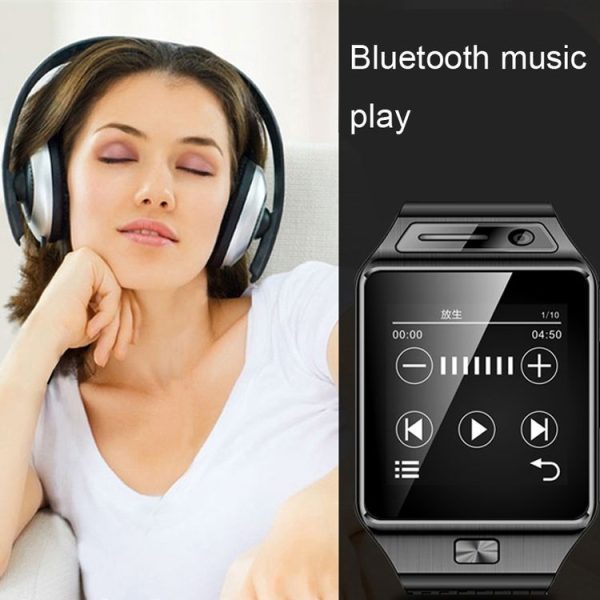 GV08S Smart Watch 1.54 inch TFT IPS LCD Display Bluetooth 3.0 Watch Phone, Support 2.0MP Camera / Pedometer / Sedentary Reminder / Sleep Tracking / Watch Function / Anti-lost Function / Camera Remote / Alarm Clock (Black) - Image 7