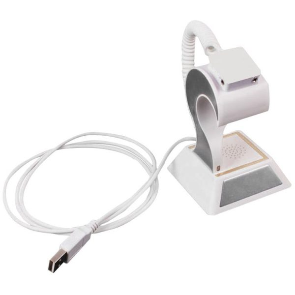 Anti-Theft Security Alarm Charging Display Stand for Watch (White) - Image 2