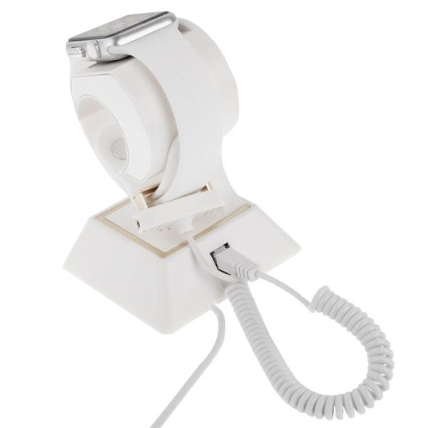 Anti-Theft Security Alarm Charging Display Stand for Watch (White) - Image 5