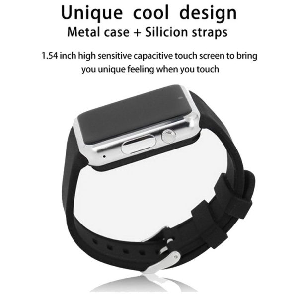 ZGPAX S79 Smart Watch 1.54 inch Capacitive Touch Screen Watch Phone, Support Pedometer / Sleep Monitor / Sedentary Remind / Remote Capture / Anti-lost Function / GSM (Silver + Blue) - Image 5