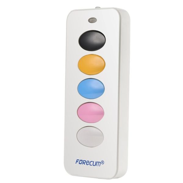 FK-385-A Wireless Intelligent Key Finder with 5 Colors Receivers (White) - Image 3