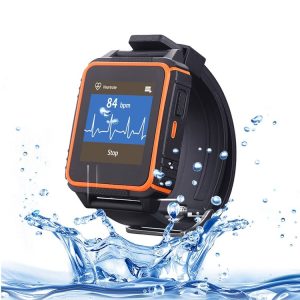 Sultra HRM W08 1.54 inch Tri-proof Smart Watch Phone, Support Bluetooth / Sleep Monitor / Anti-lost / Pedometer / Sedentary Remind / Heart Rate Monitor / Remote Capture / GSM (Black + Orange)