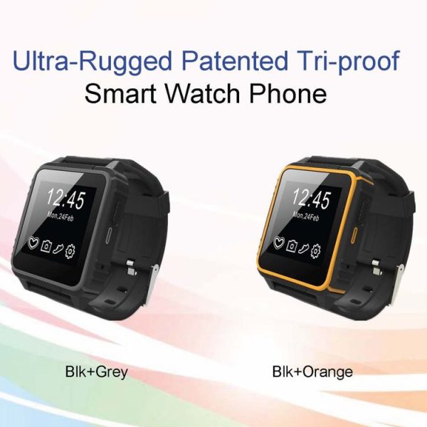 Sultra HRM W08 1.54 inch Tri-proof Smart Watch Phone, Support Bluetooth / Sleep Monitor / Anti-lost / Pedometer / Sedentary Remind / Heart Rate Monitor / Remote Capture / GSM (Black + Orange) - Image 7