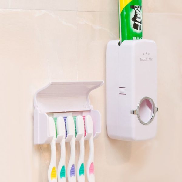 Automatic Toothpaste Dispenser With Toothbrush Holder - Image 7