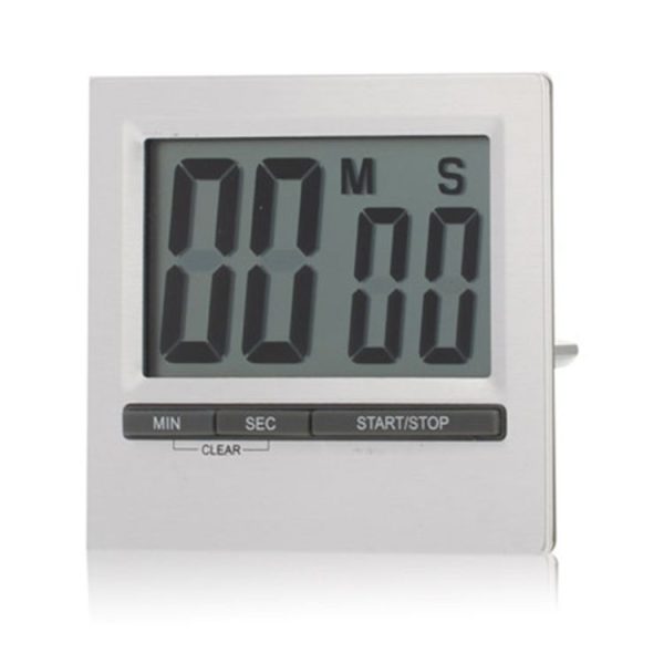 Kitchen Craft Large Display Digital Countdown Timer (Silver) - Image 2