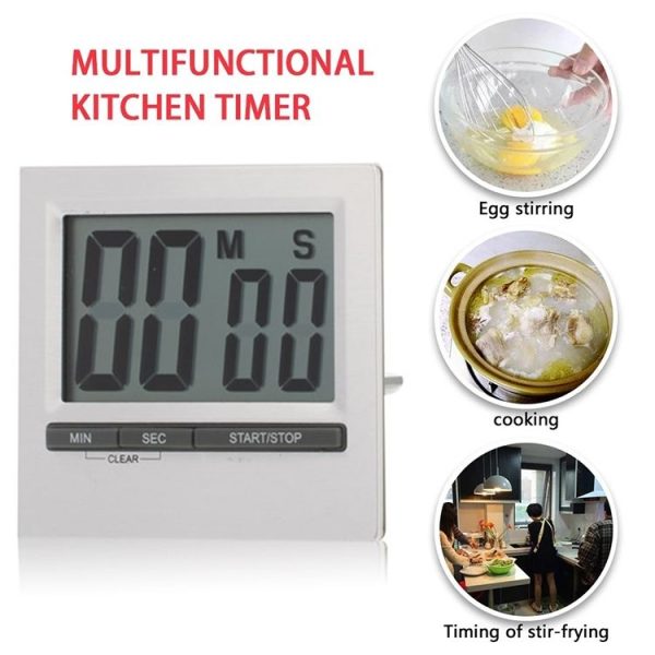 Kitchen Craft Large Display Digital Countdown Timer (Silver) - Image 7