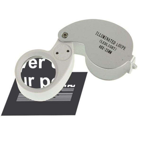 40X-25MM LED Illuminated Loupe / Jewelry Magnifier - Image 2