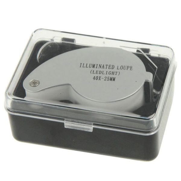 40X-25MM LED Illuminated Loupe / Jewelry Magnifier - Image 9
