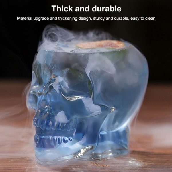 Crystal Skull Head Vodka Whiskey Shot Glass (Transparent) - Image 5