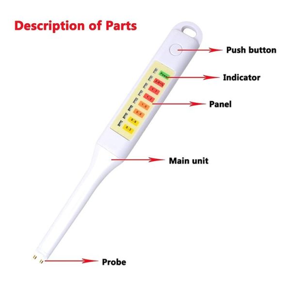 Salinity Analyzer Meter Salty Check Food Salinometer Waterproof Salt Tester (NS01) - Image 2