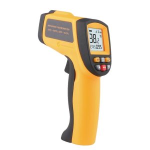 Infrared Thermometer, Temperature Range: -50 - 700 Degrees Celsius (Yellow)