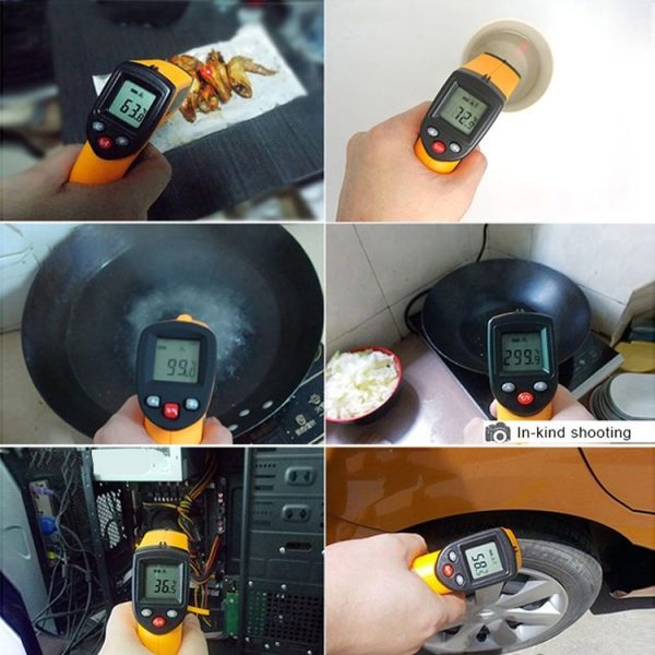 Infrared Thermometer, Temperature Range: -50 - 700 Degrees Celsius (Yellow) - Image 10