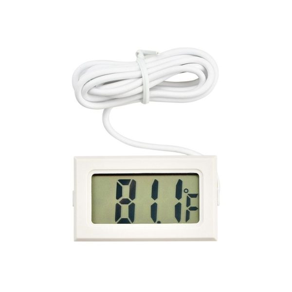 Mini LCD Indoor Digital Thermometer (Fahrenheit Display), White (White) - Image 2