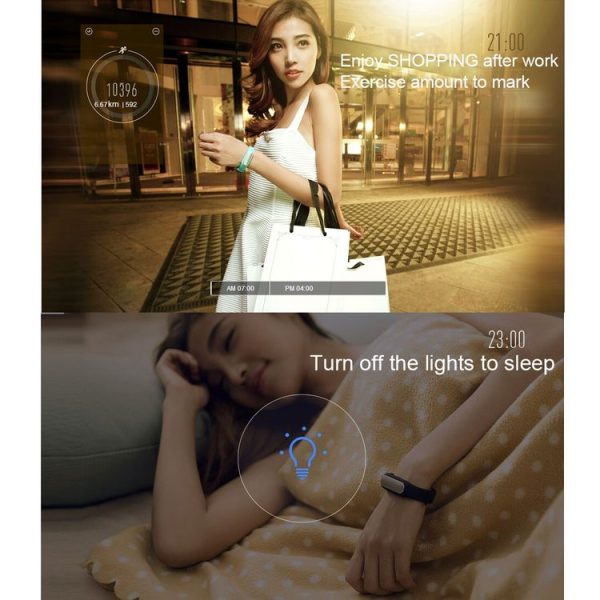 Original Xiaomi 1S Mi Band Light-sensitive Version Bluetooth 4.0 IP67 Waterproof Smart Bracelet with Heart Rate Monitor & Sport Tracker & Sleep Monitor & Call Reminder For Android 4.4 OS and IOS 7.0 or Above Devices (Yellow) - Image 8