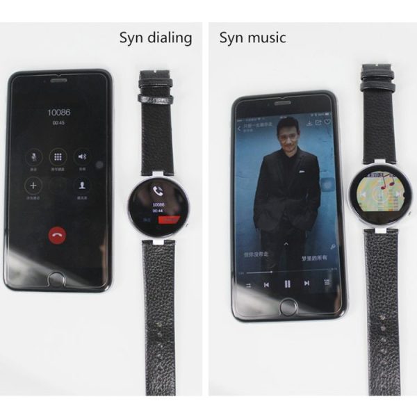 ZGPAX S365 Fashionable and Multifunctional 1.22 inch Dial Bluetooth 4.0 Smart Sync Sports Wrist Watch for iPhone and Android Phone, Support Language: English, Russian, Spanish, Portuguese, Italian, French, German, Arabic, Czech, Dutch, Greek, Indonesia, Farsi etc - Image 8