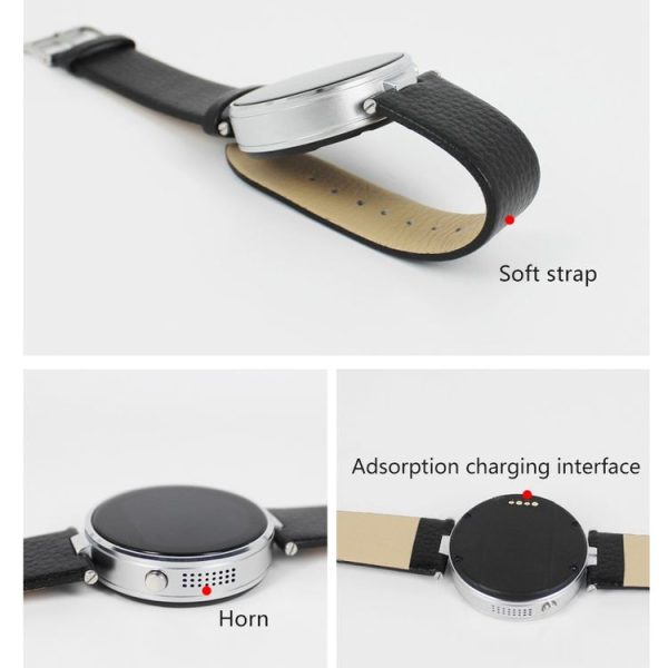 ZGPAX S365 Fashionable and Multifunctional 1.22 inch Dial Bluetooth 4.0 Smart Sync Sports Wrist Watch for iPhone and Android Phone, Support Language: English, Russian, Spanish, Portuguese, Italian, French, German, Arabic, Czech, Dutch, Greek, Indonesia, Farsi etc - Image 9