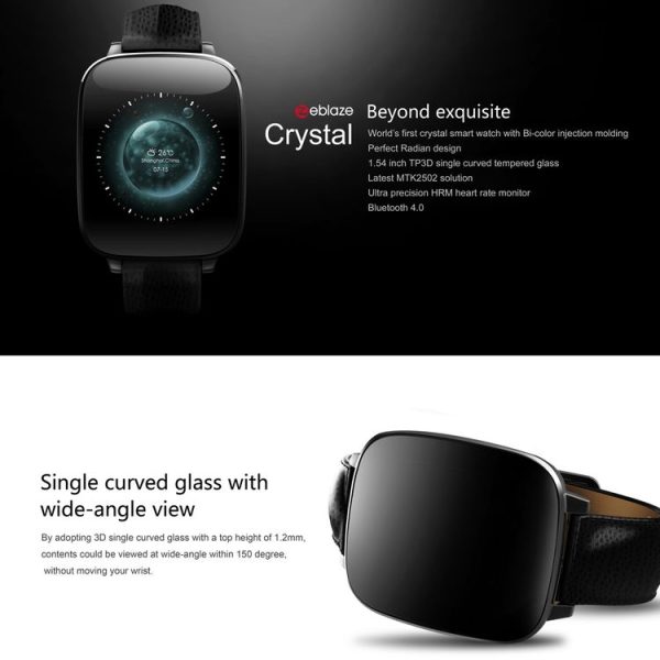 Zeblaze Crystal Bluetooth 4.0 Waterproof IP67 Fitness Tracker Smart Watch for iOS / Android, Support Pedometer Sleep Monitor Call Reminder Anti-lost Remote Camera (White) - Image 6