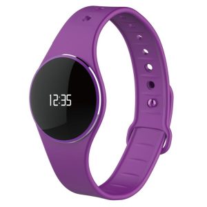INCHOR L16 Smart Bracelet Bluetooth 4.0 IP67 Touch Control Smartband Fitness Tracker Sleep Monitor Call Reminder for iOS / Android Mobile Phone (Purple)