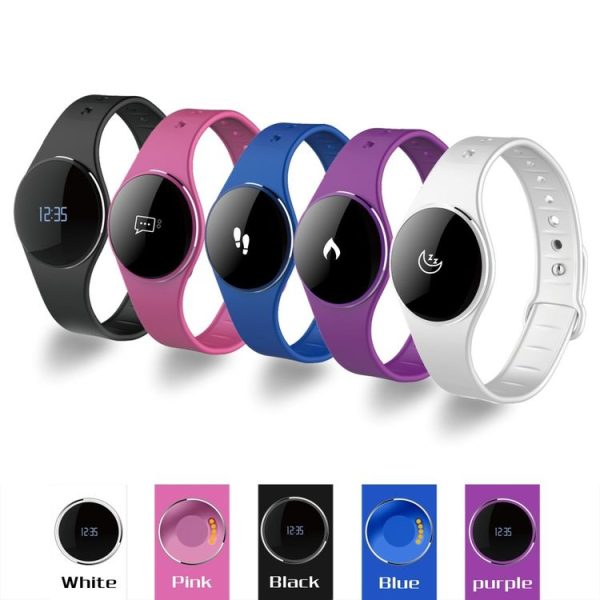 INCHOR L16 Smart Bracelet Bluetooth 4.0 IP67 Touch Control Smartband Fitness Tracker Sleep Monitor Call Reminder for iOS / Android Mobile Phone (Purple) - Image 9