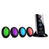 Lenuo Smart Remote Wireless Key Finder with LED Flashlight, 1 RF Transmitter and 4 Receivers (Black) - Image 2