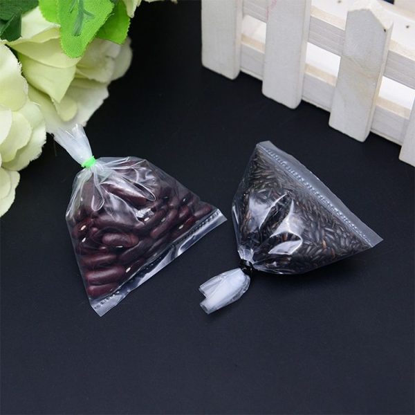 100 PCS Sealer Closer Machine Special Transparent Plastic Bag with Customized Logo & Design, Size: 18cm x 26cm - Image 8