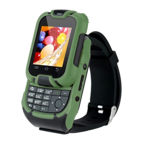 KEN XIN DA W10 Smart Watch Phone, 1.44 inch QCIF Touch Screen & Slide-out Keyboard, Support Dual SIM, Bluetooth, FM Radio, MP4, Digital Camera, GSM (Green) - Image 3