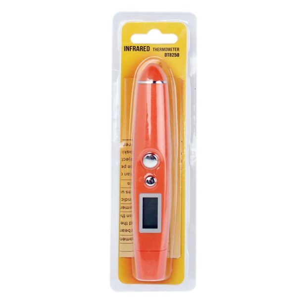 LCD Portable Non-Contact Infrared Thermometer (Orange) - Image 6