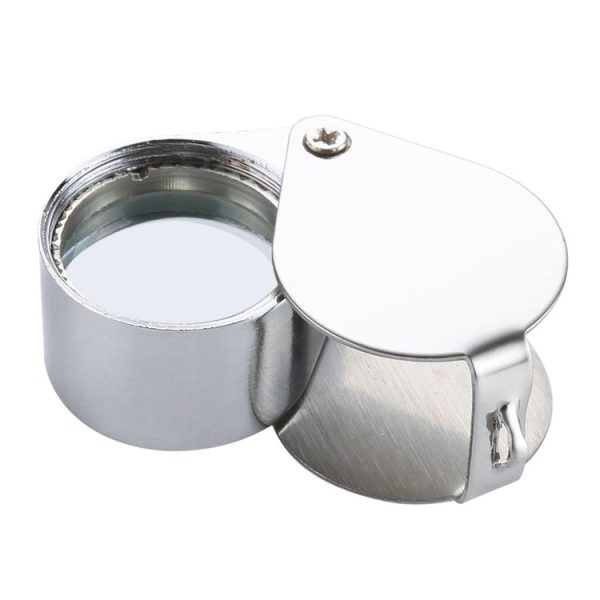 Mini Portable 30X Jewelry Magnifier (Silver) - Image 3