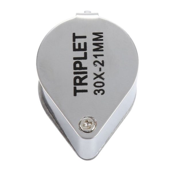 Mini Portable 30X Jewelry Magnifier (Silver) - Image 5