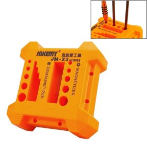 JAKEMY JM-X3 Magnetizer / Demagnetizer with Screwdriver Holes, Size: Large