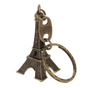 Paris Eiffel Tower Furnishing Articles Model Photography Props Creative Household Gift, Size: 5 x 2.1cm (Bronze)