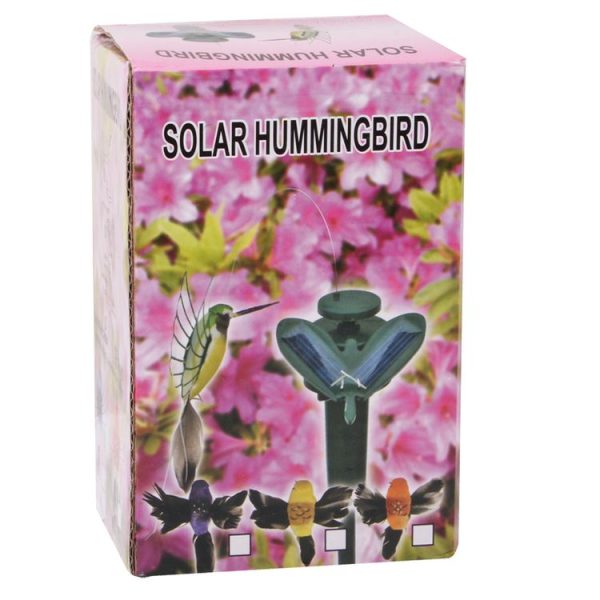 Lifelike Decorative Garden Courtyard Solar Flying Bird Toy (Random Color Delivery) - Image 6