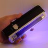 Handheld Blacklight UV Lamp & LED Flashlight, Verify Hidden Security Features On banknotes and Passport (Black) - Image 5