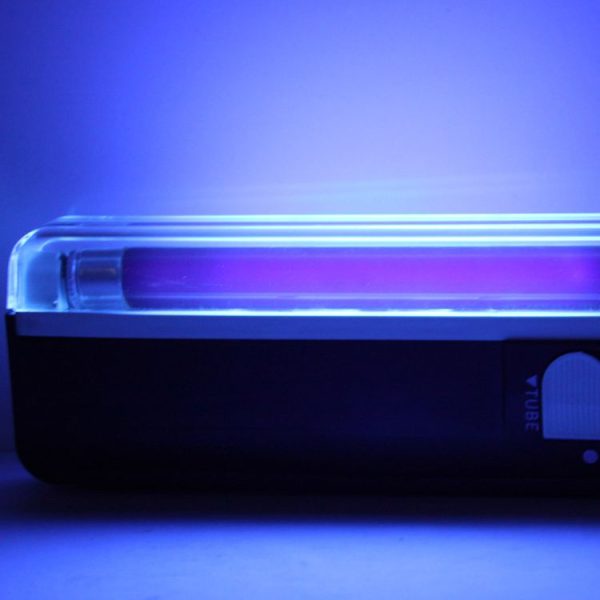 Handheld Blacklight UV Lamp & LED Flashlight, Verify Hidden Security Features On banknotes and Passport (Black) - Image 6